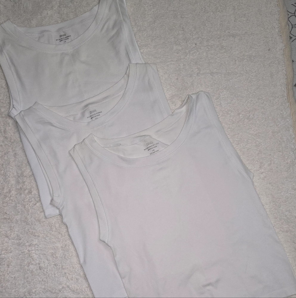 White Sleeveless Top- AS IS